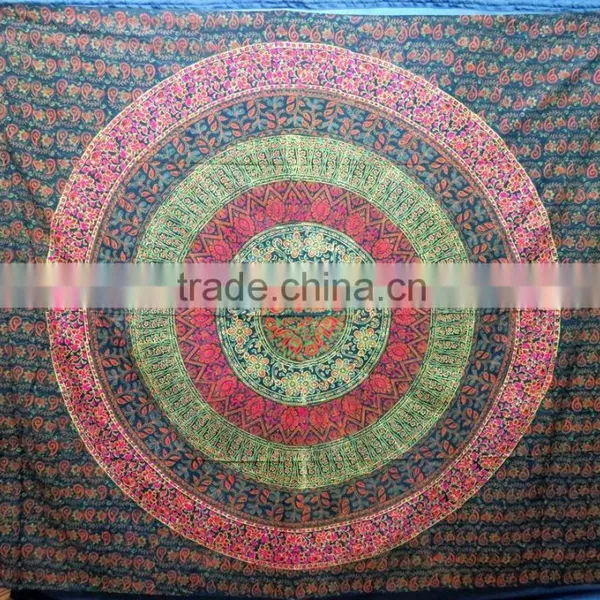 Bedspread Hippie Cotton Wall Hanging Boho Mandala Tapestry Ethnic Throw