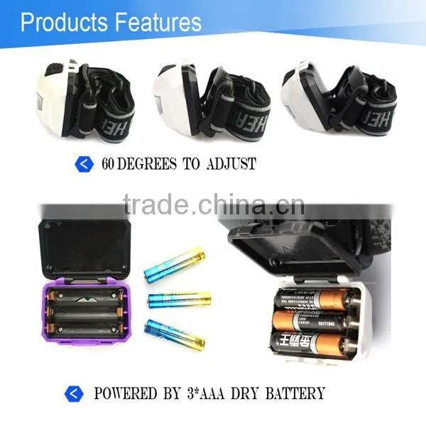 (1500439) AAA Battery IPX8 Camping Powerful Waterproof Headlamp photo-3