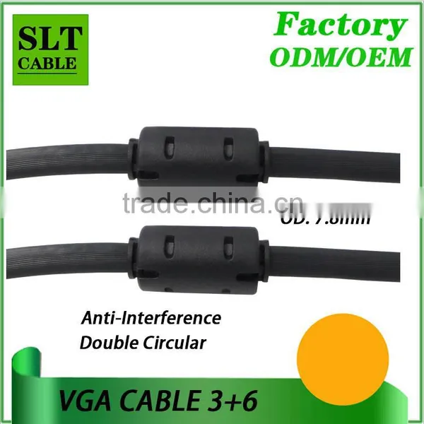 Shenlantuo Factory Outlet 3+6 VGA Cable Male to Male 15pin High Quality 20m Vga Cable for Projector Computer Laptop Monitor LCD photo-4