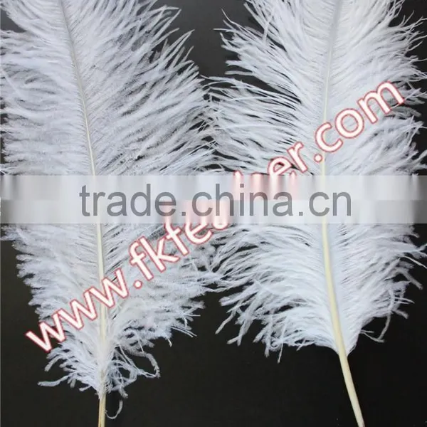 Natural Craft Feather Big White Ostrich Feather For Wedding And Party Decoration 60cm-65cm photo-3