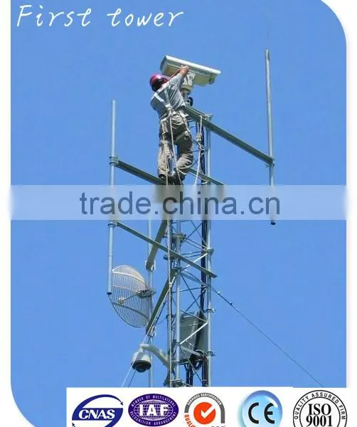 Galvanized Antenna Mast Wifi Mobile Telecom Tower photo-3