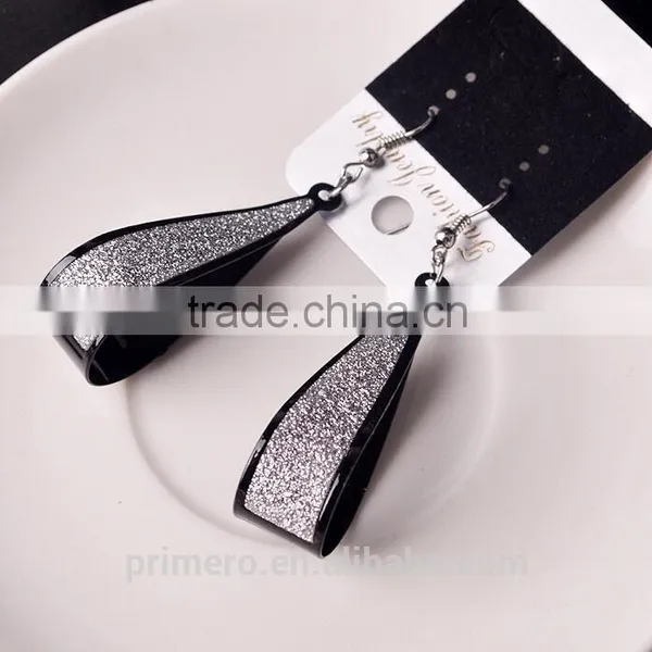 Fashion Punk Girl Dangle Earrings Valentine's Day Gift Silver Gold Black 3 Colors photo-3