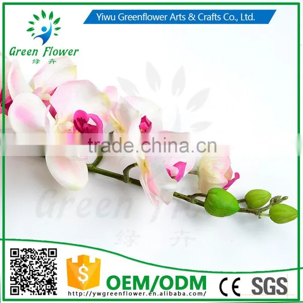 Greenflower 2016 Real Touch Latex PVC Moth Orchid Artificial Flowers for Wedding Decrations Home Decor photo-5