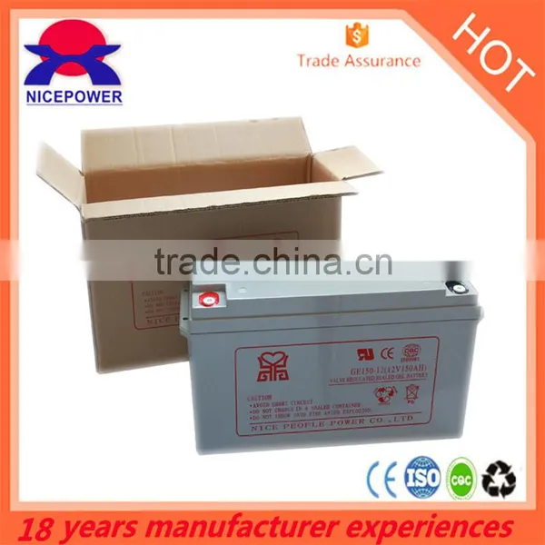 Large Power and High Efficient Acting 12v150ah Solar Power System Storage Battery photo-2