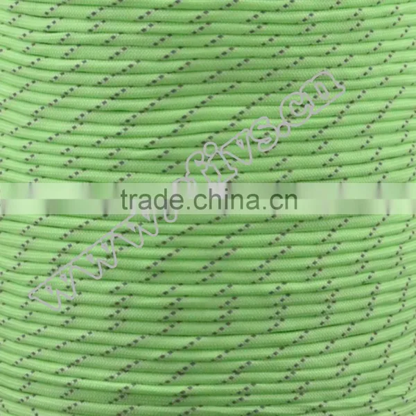 Wholesale Camping Supplies 9 Strand 1000ft Spool Glow in Dark & Reflective Paracord Parachute Cord for Camping Survival photo-4