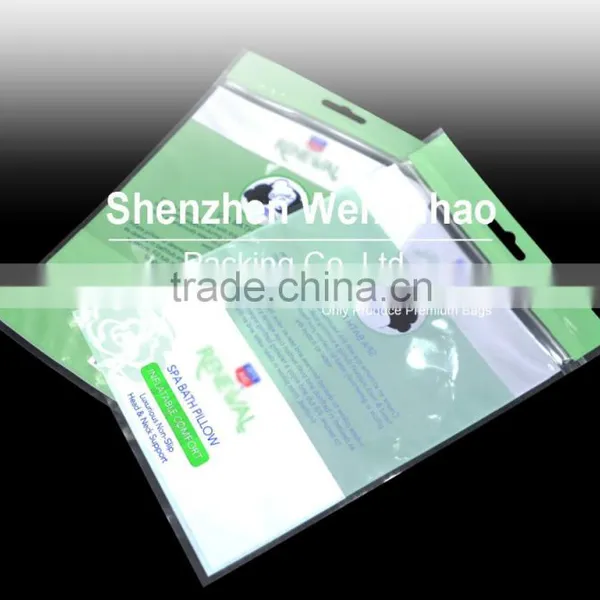 Custom Printing Plastic Laminated Header Zip Lock Bags With Euro Slot Supplier's Choice photo-2