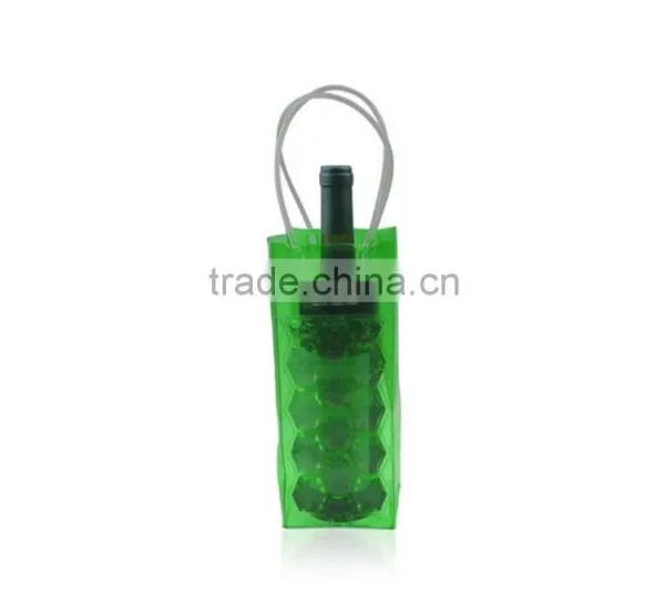 Customized Branding Plastic Wine Bottle Tote Bag photo-5