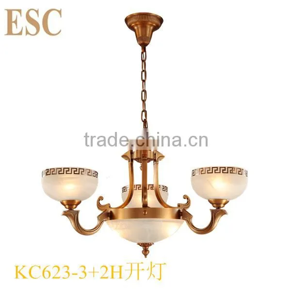 The SPANISH Marble Copper Chandelier photo-4