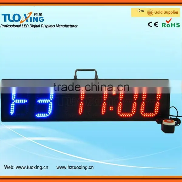 6 Digit 6 Inch LED Digital Large Outdoor Crossfit Timer photo-3