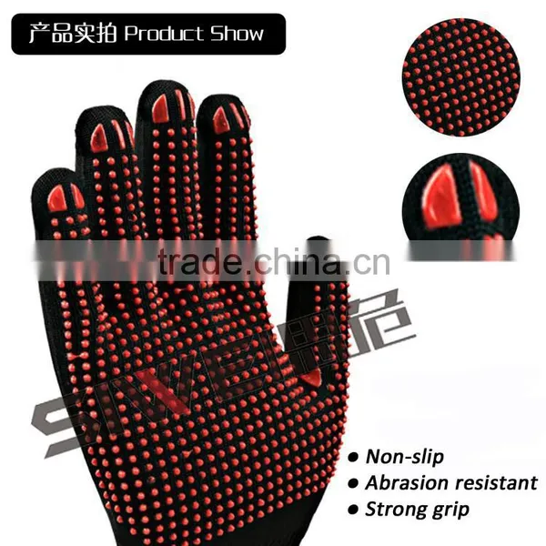 Seeway 13 Gauge Black Nylon Glove With Pvc Dots photo-2