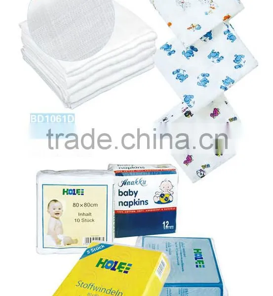 Muslin Swaddle Blanket Baby Muslin Wrap Diapers photo-2