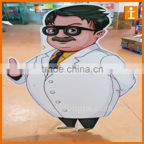 Aluminum Pvc Foam Stand Base,man Shape Promotion Board photo-2
