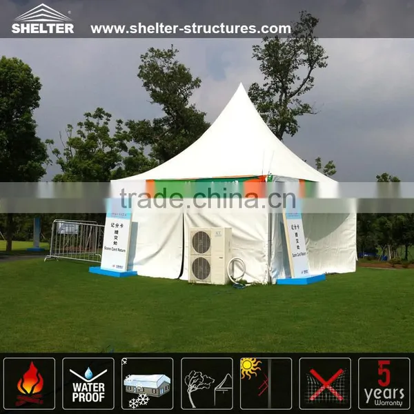 10 People 5*5m Luxury Aluminium Frame Outdoor Canopy Tent for Golf Event photo-4