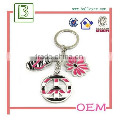 Letter Number Metal Keychain photo-3