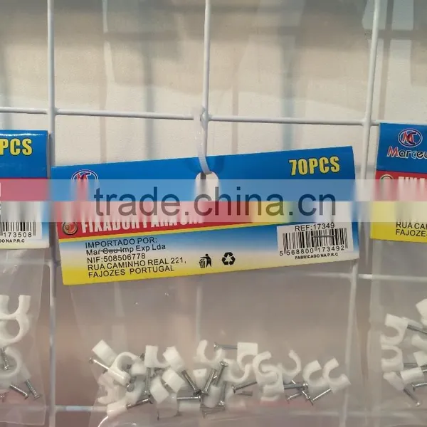 Nail Cable Clips/round Cable Clamps 12mm photo-5