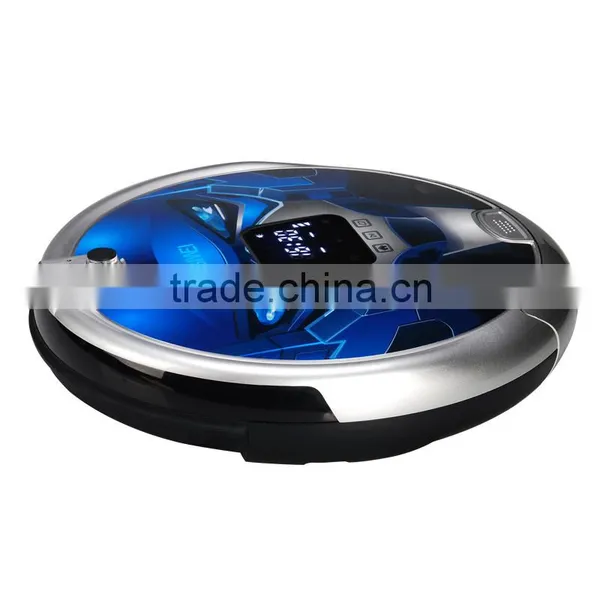 wifi + camera + LCD screen robotic vacuum cleaner for home
