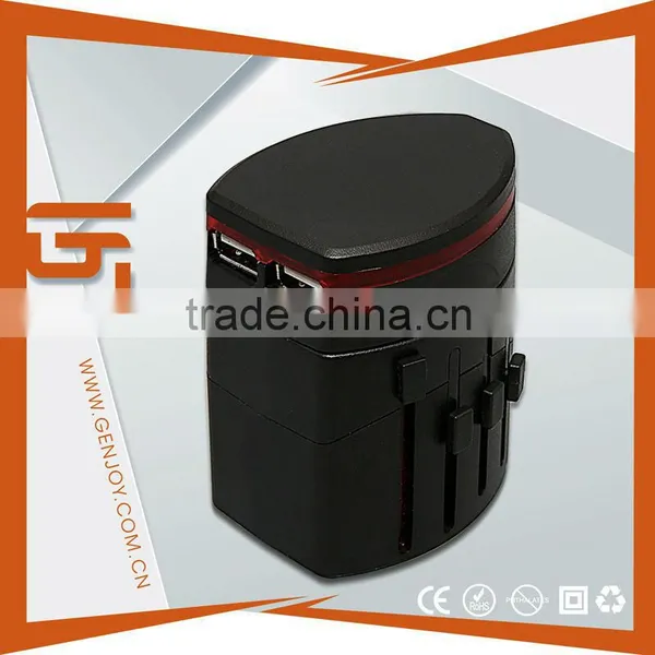2014 eu to uk Travel Adapter Plug With Usb photo-2