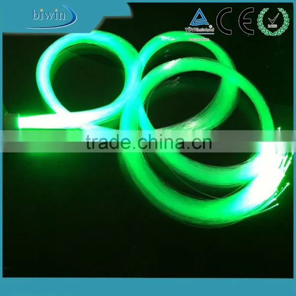 0.25mm-3mm Lighting Decoration PMMA End Glow Fiber Optic photo-5