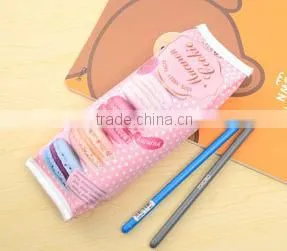 Wholesale PU Leather Pencil Case With Cookie Printing