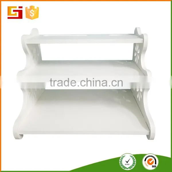 2016 new design antique wooden dvd player wall shelf