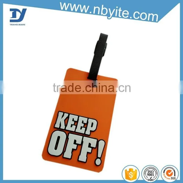 Promotion Set Plastic PVC Rubber Luggage Tag photo-3