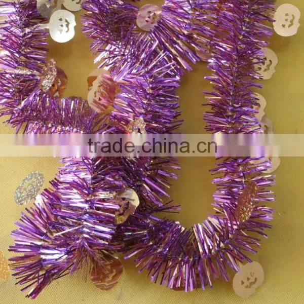 PET Wire Golden Pumpkin Plastic Halloween Day Garland photo-5