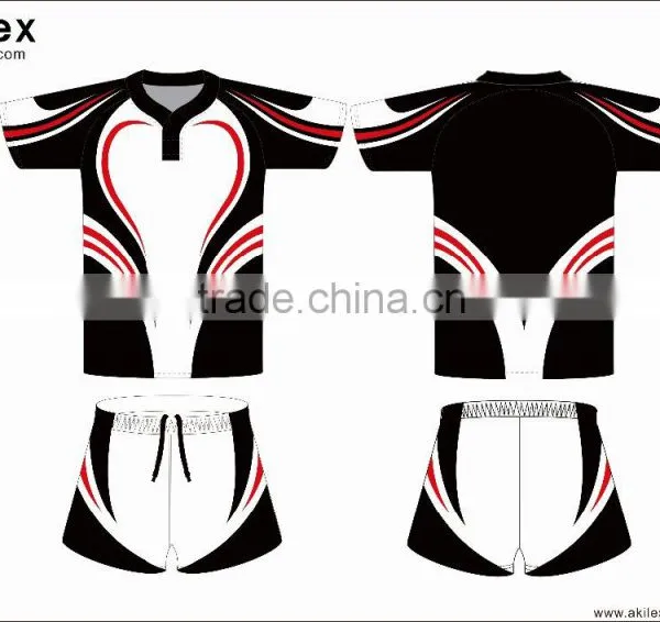Custom Hot Sales Rugby Jersey Fabric, Spain Rugby Jersey photo-6