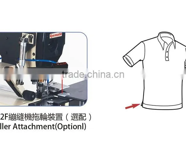 Sleeve Hem With Coverstitch Machine(Automatic Folding Cuff / Hem Sewing Device+puller Attachment +auto-induction+servo Motor) photo-2