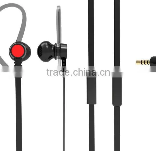 In-ear Earphone Earhook Sport Earphone Mp3 Player and Mobile Phone Earphone