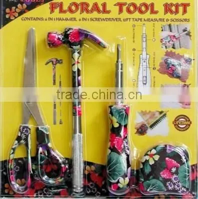 4-Piece Floral Tool Kit (Colors May Vary)
