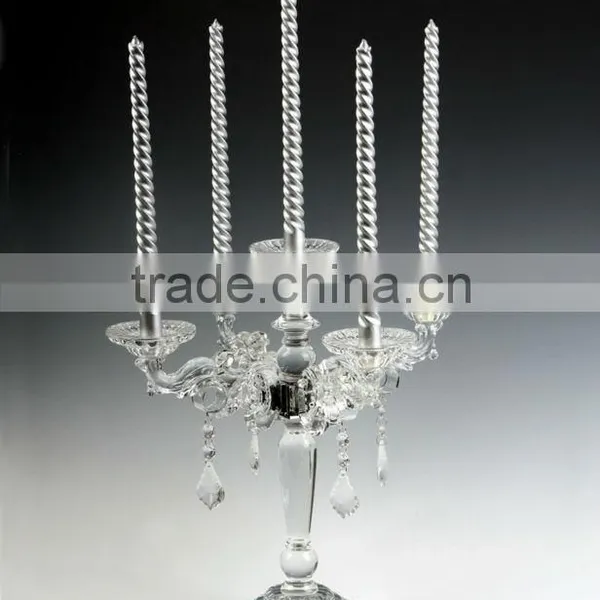 Floor Standing Crystal Candle Holder in China photo-2