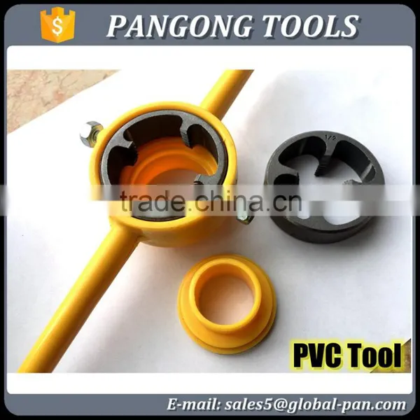 PVC Pipe Threading Die Set Threading Tool 1/2" -3/4" -1" photo-2