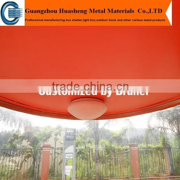Hot Sale Prefab Outdoor Metal Retail Kiosk Booth / Modern Design Newspaper and Magazine Kiosk photo-6