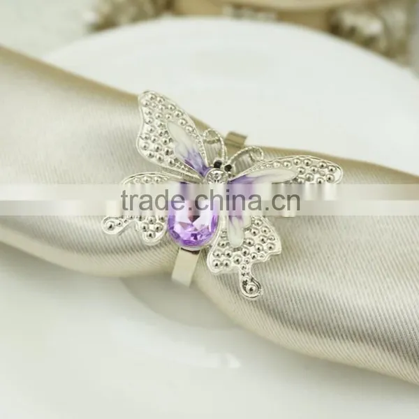 Hot Sale Nice Bulk Wholesale Rhinestone Napkin Rings For Weddings Decoration Diamond Crystal High Quality photo-2