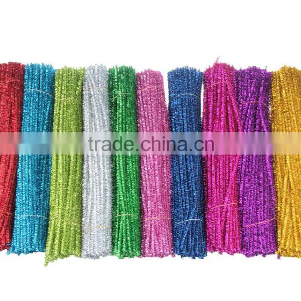 HOT SALE 5MM Foil Wire Tinsel Chenille Stem