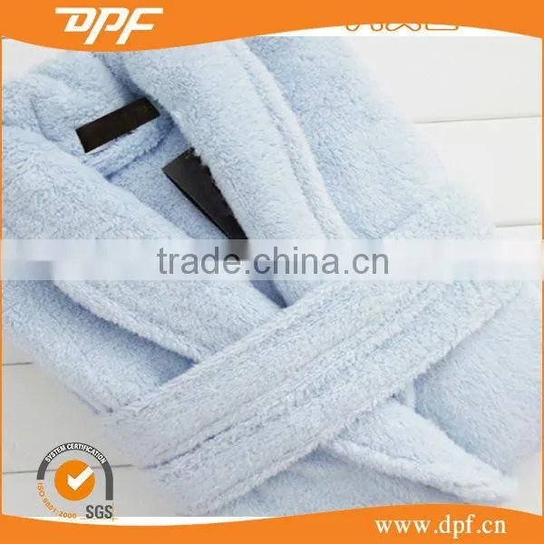 China Fabric Textile Shawl Collar Terry Dobby Gentleman Bathrobes photo-2