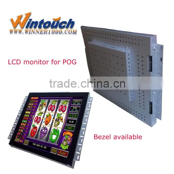 2015 Hot Sale Infrared Gaming Open Frame Touch Screen Monitor With VGA/DVI Signal Input for POG/WMS photo-5