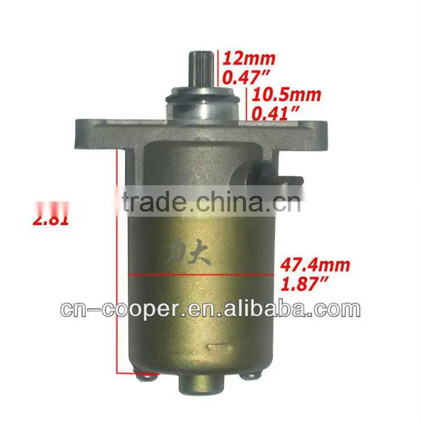 GY6 50cc Starter Motor,scooter Parts