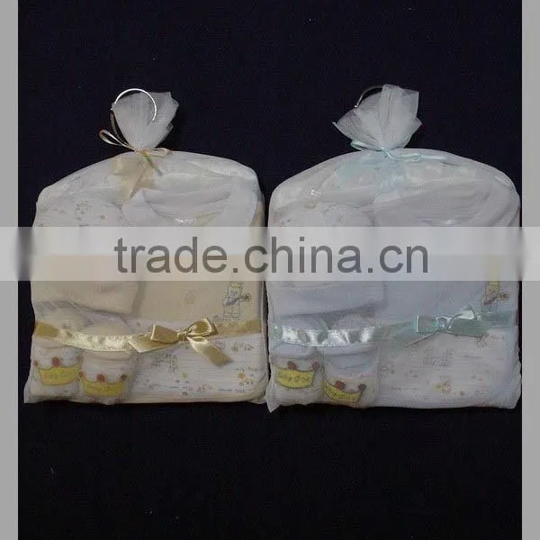 100% Cotton New Born Baby Gift Set 5pcs Set
