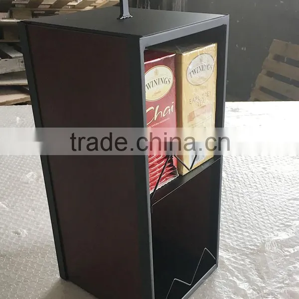 Factory Supply Custom Logo Metal Material Tea Box Shelf photo-3