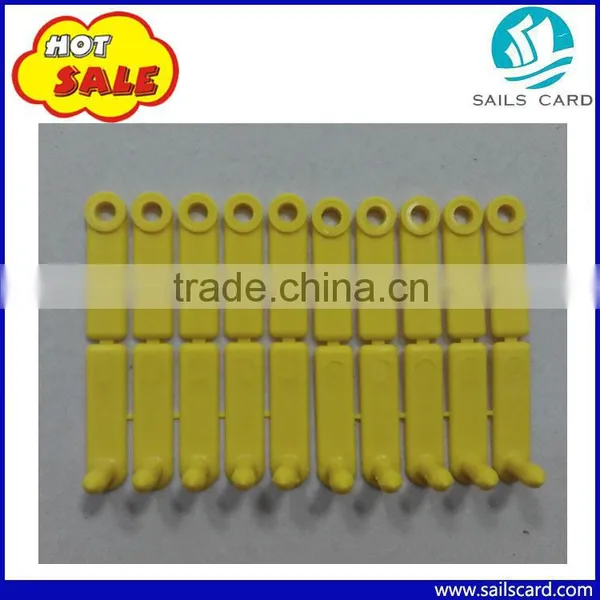 118*18mm Yellow Animal Sheep Goat Ear Tag With Laser Printing Number Most Popular photo-5