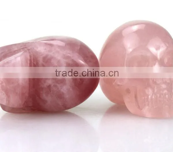 China Natural Crystal Quartz Skull,hand Carved Crystal Skull for Sale photo-4