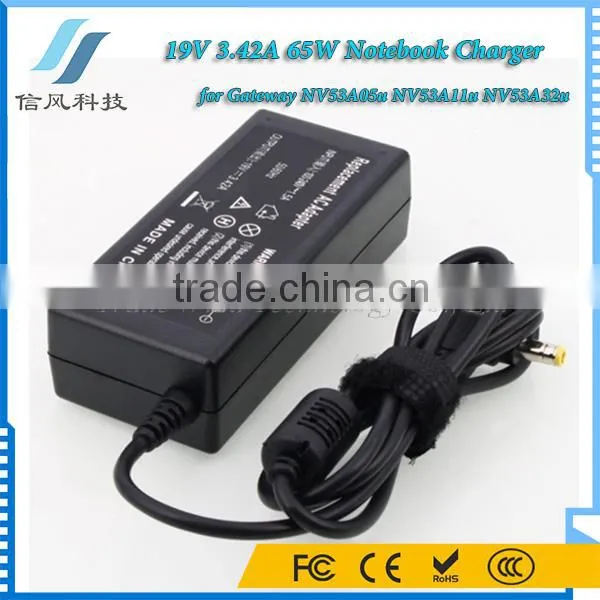19V AC Adapter for Gateway NV53A05u NV53A11u NV53A32u Laptop Charger photo-3