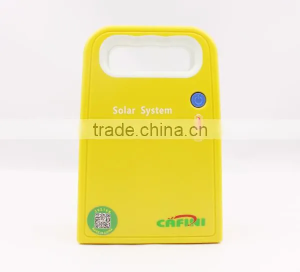 High Quality Yellow Solar Home Battery Backup Power System photo-2