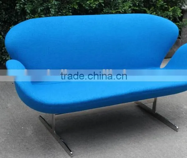 Mid Century Modern Arne Jacobsen Style Swan Twin Chair Swan Sofa photo-3