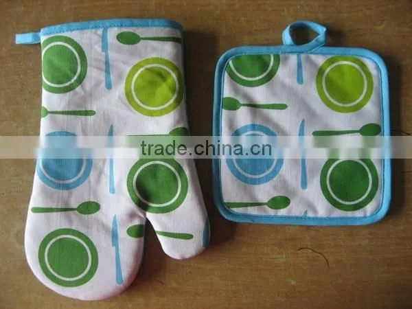 Kitchen Textile Pigment Printing Pot Holder Set Wholesale China Supplier photo-3