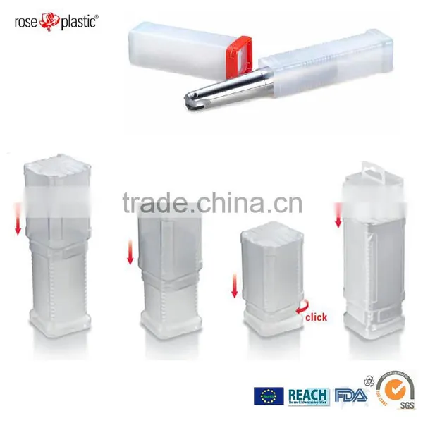 PP Plastic Musical Instrument Accessories Packaging Box With Detachable Hanger Block Pack BK