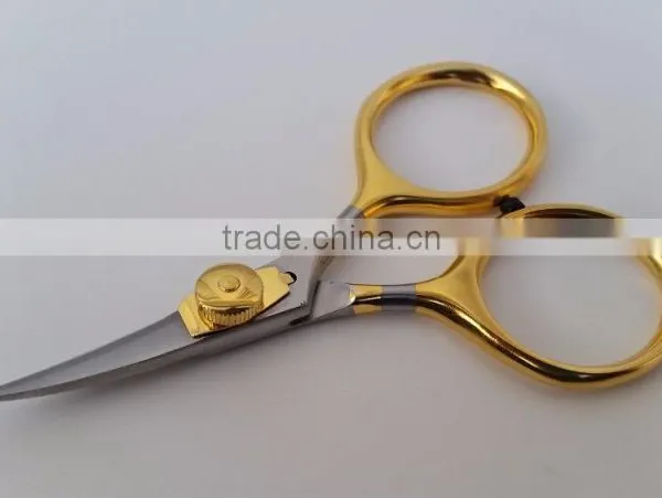 Razor Scissors 5" Curved Blades Fly Tying Curved Scissors Fly Fishing Scissors
