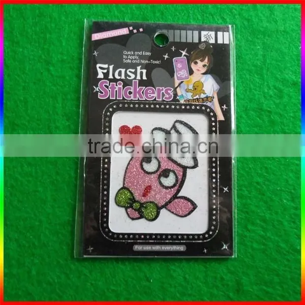3D Cat Glitter Powder Decorations Sticker photo-6
