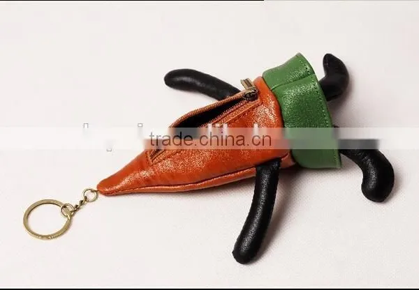 High Quality Genuine Leathter Animal Coin Purse, Coin Case photo-5